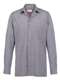 Kariertes Hemd Herren Blau/Weiß